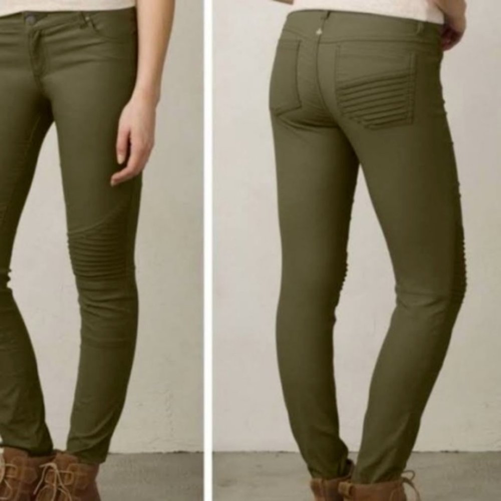 Prana Brenna Moto Pant Olive 6